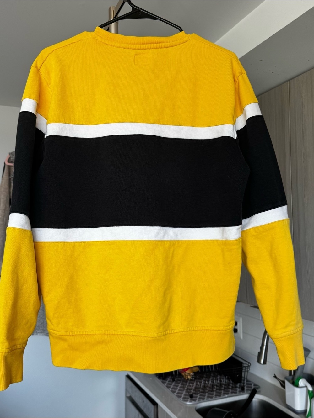 Levi’s HEAVYWEIGHT 100% Cotton Spellout Colorblock Crewneck - Racing Vibe - Picture 9 of 9